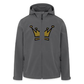 Couronne - Veste softshell homme en polyester recyclé Stanley/Stella - noir - Devant - AI Model Male 185 light (185cm)