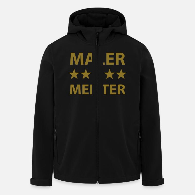 maler meister - Recycelte Männer Softshell-Jacke von Stanley/Stella - Schwarz