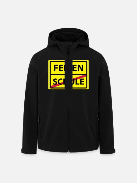 schule ferien - Recycelte Männer Softshell-Jacke von Stanley/Stella - Schwarz