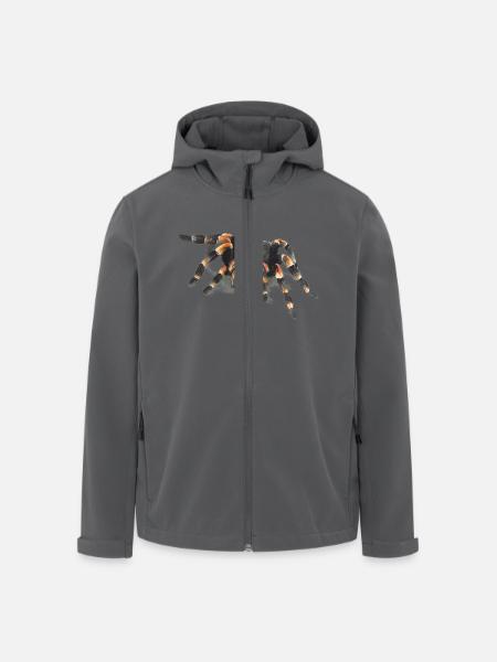 Vogelspinne - Recycelte Männer Softshell-Jacke von Stanley/Stella - Schwarz