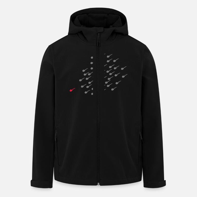 Sieger - Recycelte Männer Softshell-Jacke von Stanley/Stella - Schwarz