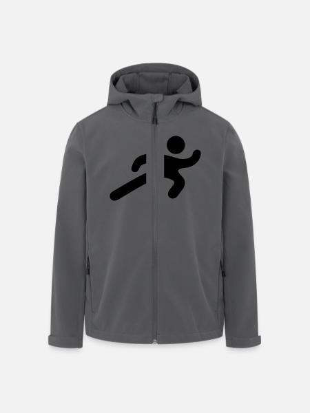 runner__f1 - Men’s Recycled Softshell Jacket by Stanley/Stella - black
