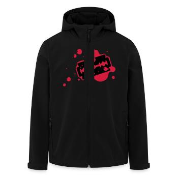 lame de rasoir avec du sang - Veste softshell homme en polyester recyclé Stanley/Stella - noir - Devant - AI Model Male 185 light (185cm)