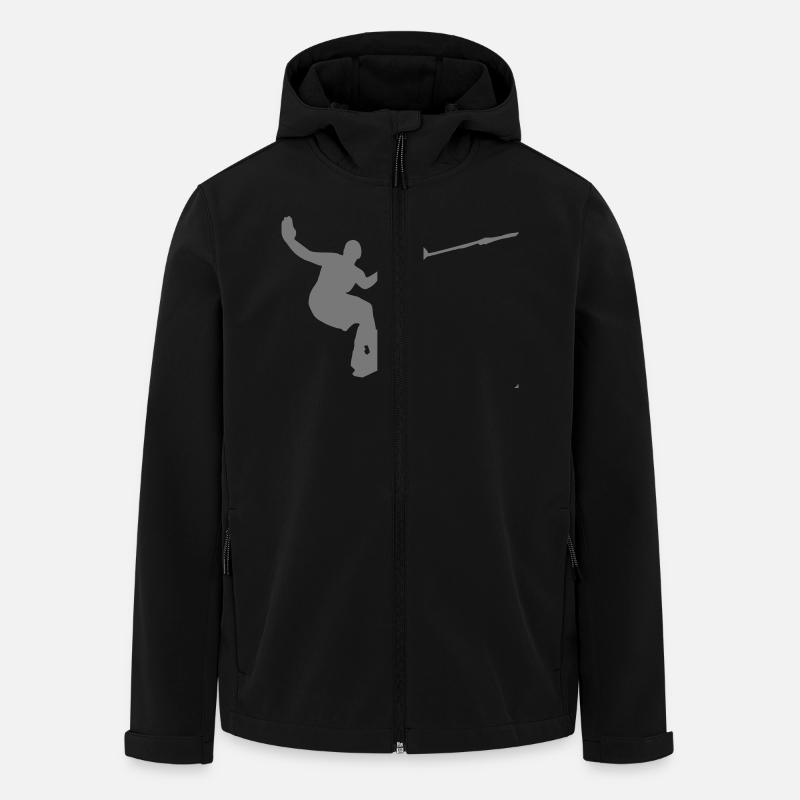 wakeboard - Recycelte Männer Softshell-Jacke von Stanley/Stella - Schwarz