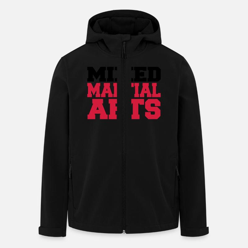 Mixed Martial Arts - Men’s Recycled Softshell Jacket by Stanley/Stella - black