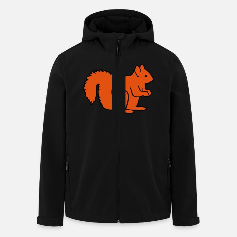 Squirrel - Men’s Recycled Softshell Jacket by Stanley/Stella - black