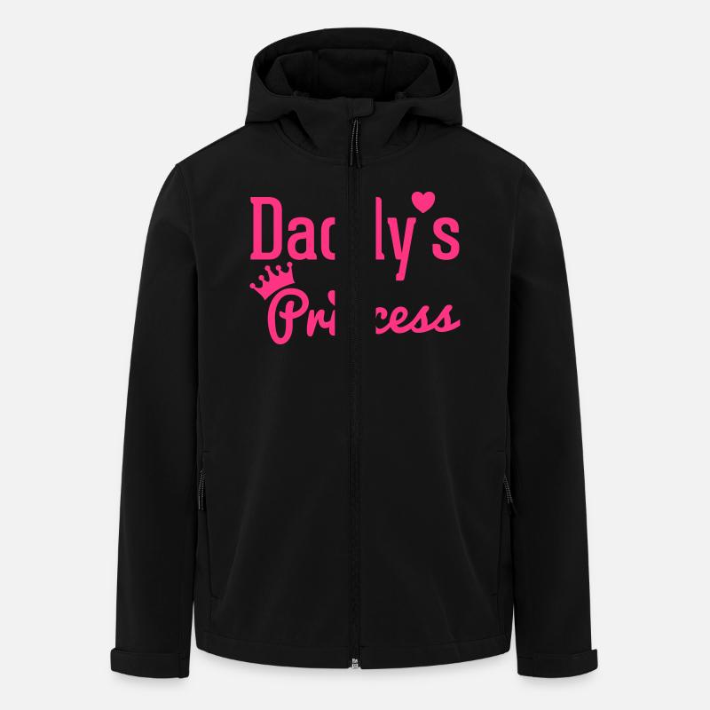 Daddy's Princess - Men’s Recycled Softshell Jacket by Stanley/Stella - black