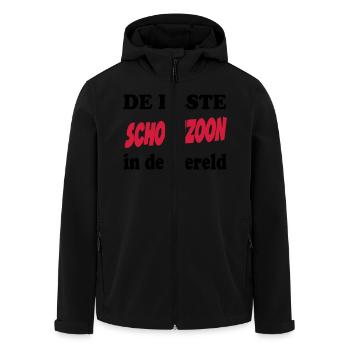 De beste schoonzoon in de wereld - Veste softshell homme en polyester recyclé Stanley/Stella - noir - Devant - AI Model Male 185 light (185cm)