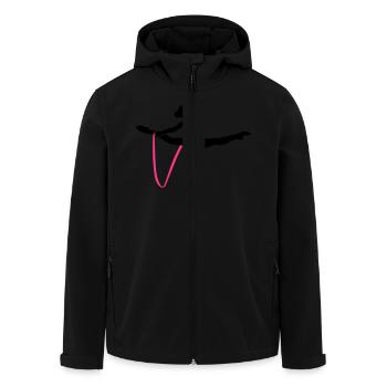 Gymnastik - Recycelte Männer Softshell-Jacke von Stanley/Stella - Schwarz - Vorne - AI Model Male 185 light (185cm)