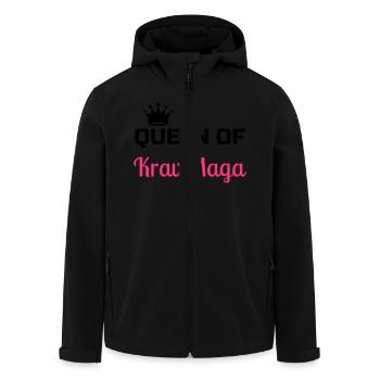 Krav Maga / Krav-Maga / Fight / Martial Art - Recycelte Männer Softshell-Jacke von Stanley/Stella - Schwarz - Vorne - AI Model Male 185 light (185cm)