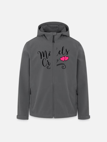 maedels crew heart - Recycelte Männer Softshell-Jacke von Stanley/Stella - Schwarz