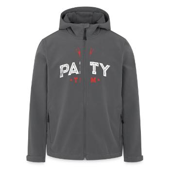 Équipe du parti - Veste softshell homme en polyester recyclé Stanley/Stella - noir - Devant - AI Model Male 185 light (185cm)