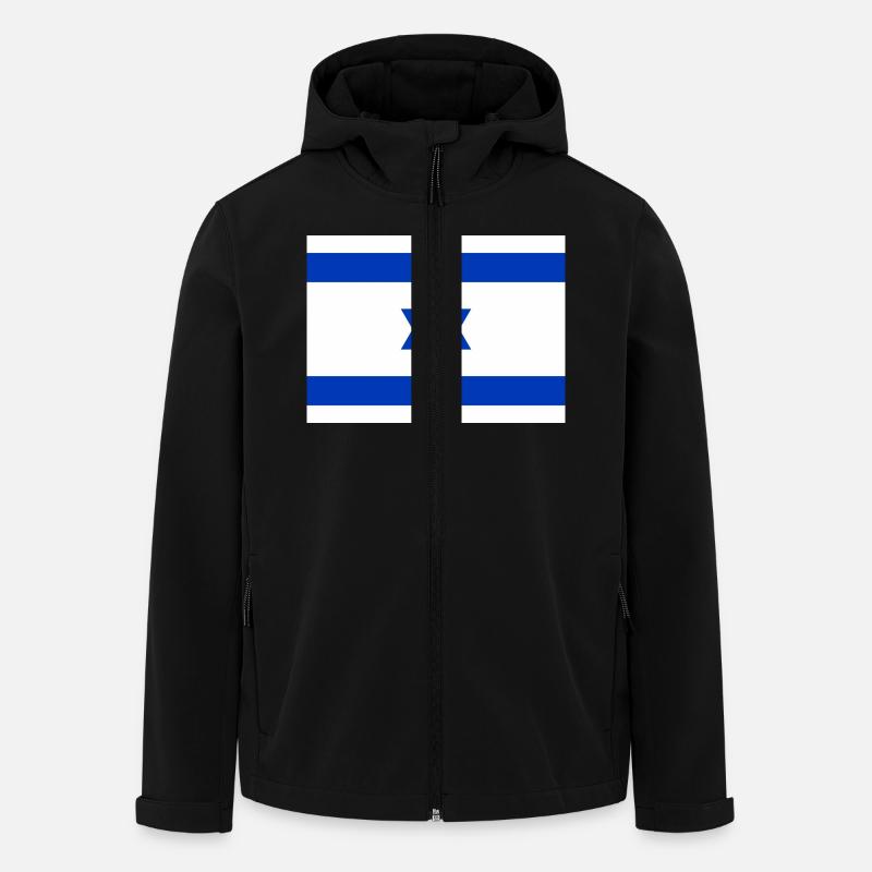 Israel - Recycelte Männer Softshell-Jacke von Stanley/Stella - Schwarz