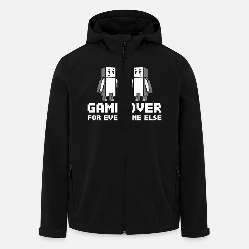 Game over for everyone else - Men’s Recycled Softshell Jacket by Stanley/Stella - black