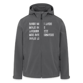 JONE WASTE YORE TOYE MONME YORALL REDIII THE VOICE - Veste softshell homme en polyester recyclé Stanley/Stella - charbon - Devant - AI Model Male 185 light (185cm)