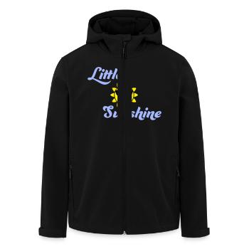 Little Sunshine - Recycelte Männer Softshell-Jacke von Stanley/Stella - Schwarz - Vorne - AI Model Male 185 light (185cm)