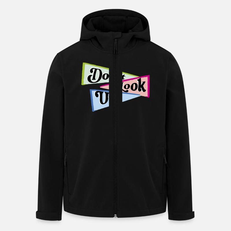 Don't look up - Recycelte Männer Softshell-Jacke von Stanley/Stella - Schwarz