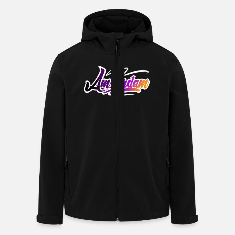 Amsterdam - Men’s Recycled Softshell Jacket by Stanley/Stella - black