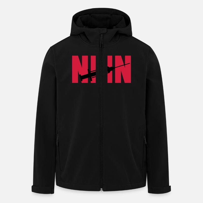 Pas de seringue - Veste softshell homme en polyester recyclé Stanley/Stella - noir