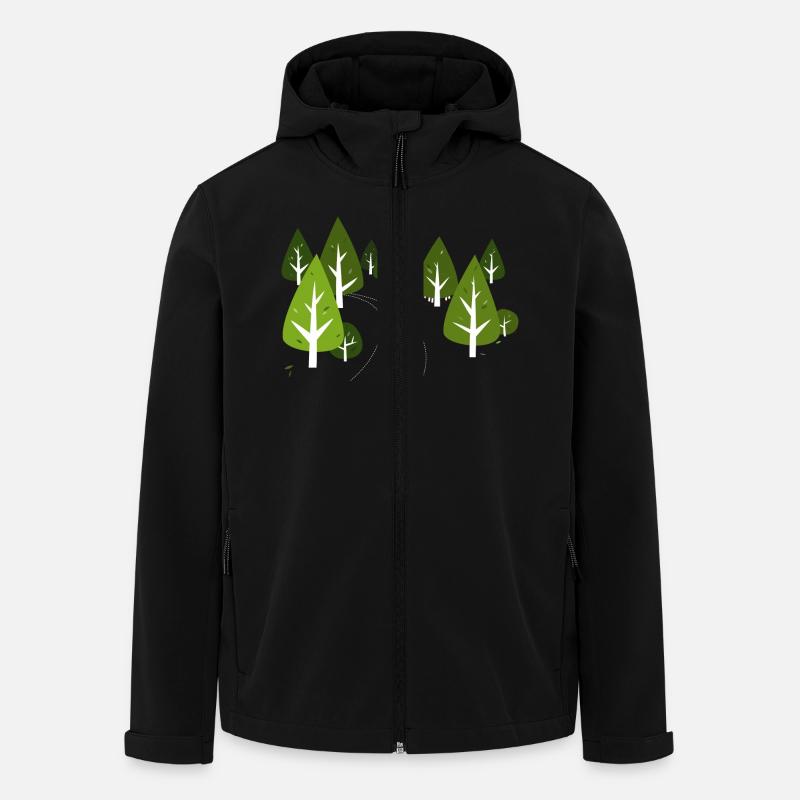 Rotkäppchen - Veste softshell homme en polyester recyclé Stanley/Stella - noir