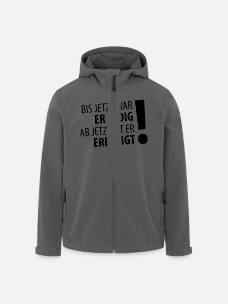 Ledig – Erledigt (dh) - Recycelte Männer Softshell-Jacke von Stanley/Stella - Schwarz