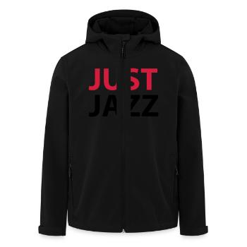Just Jazz - Recycelte Männer Softshell-Jacke von Stanley/Stella - Schwarz - Vorne - AI Model Male 185 light (185cm)