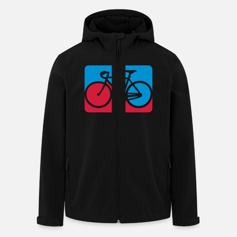 vélo de course - Veste softshell homme en polyester recyclé Stanley/Stella - noir