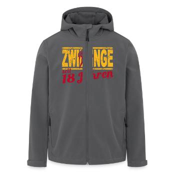 Geburtstag 18 Zwillinge - Recycelte Männer Softshell-Jacke von Stanley/Stella - Schwarz - Vorne - AI Model Male 185 light (185cm)