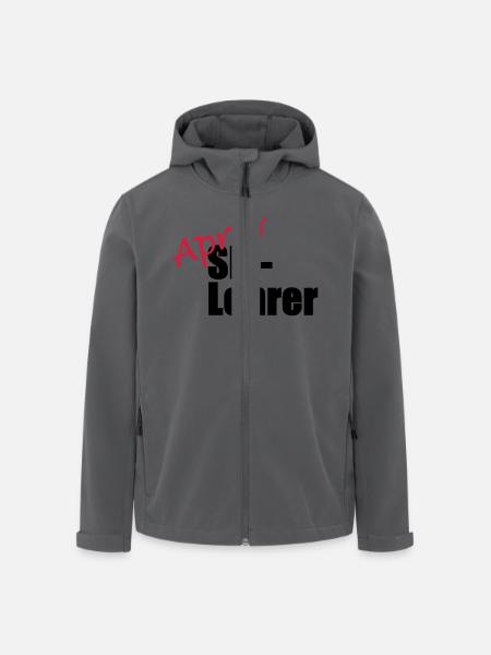 Apres Ski Lehrer - Recycelte Männer Softshell-Jacke von Stanley/Stella - Schwarz