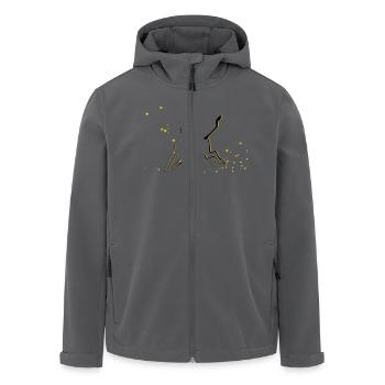Sternzeichen Stier - Recycelte Männer Softshell-Jacke von Stanley/Stella - Schwarz - Vorne - AI Model Male 185 light (185cm)