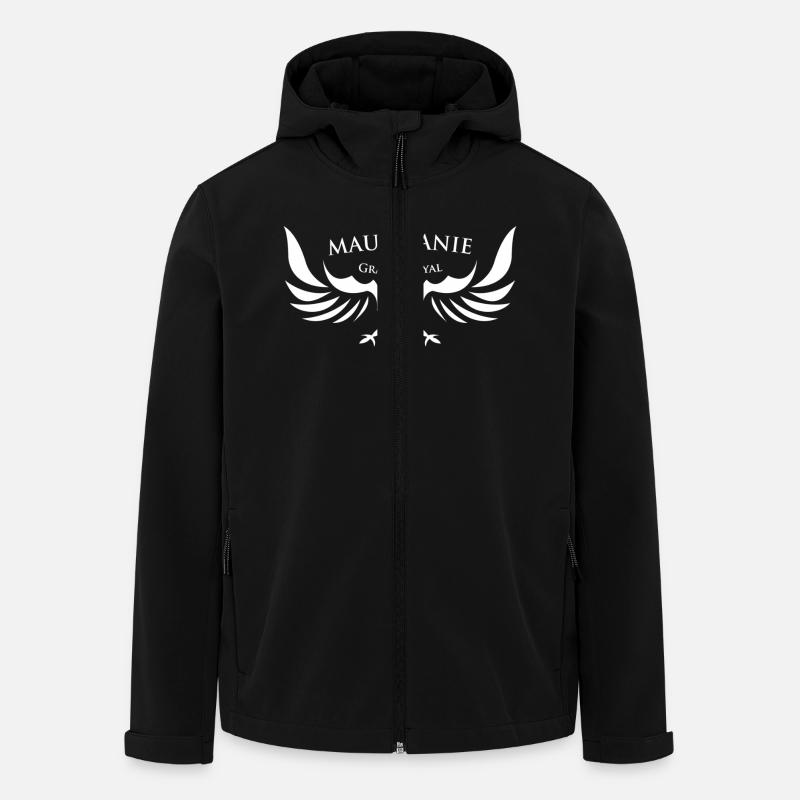 Mauretanien - Recycelte Männer Softshell-Jacke von Stanley/Stella - Schwarz