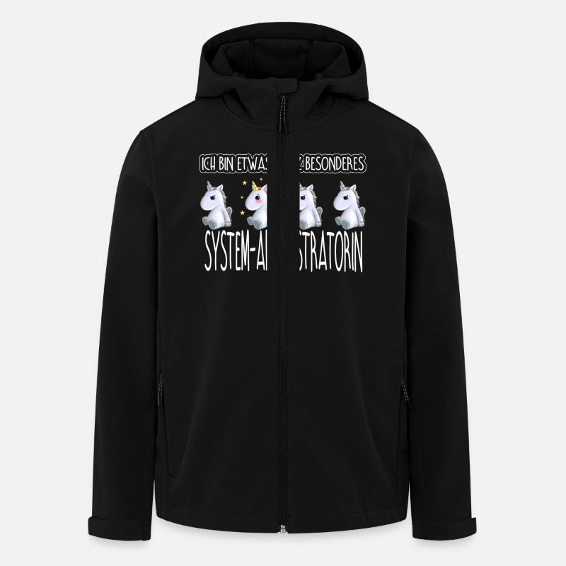 SYSTEM-ADMIN - Toll - Recycelte Männer Softshell-Jacke von Stanley/Stella - Schwarz