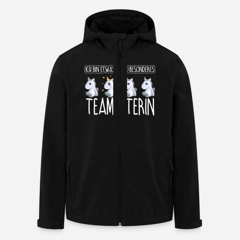 TEAMLEITERIN - Toll - Recycelte Männer Softshell-Jacke von Stanley/Stella - Schwarz