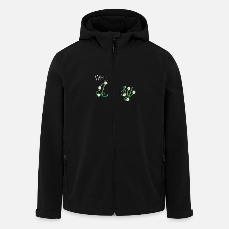 Whoops a Daisy - Men’s Recycled Softshell Jacket by Stanley/Stella - black
