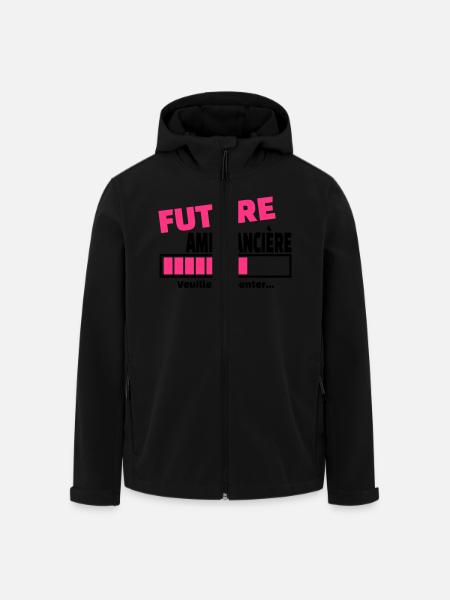 future ambulancière - Veste softshell homme en polyester recyclé Stanley/Stella - noir