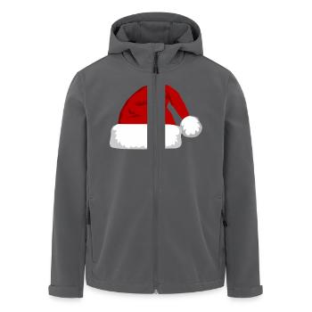 Weihnachtsmann Mütze - Recycelte Männer Softshell-Jacke von Stanley/Stella - Schwarz - Vorne - AI Model Male 185 light (185cm)