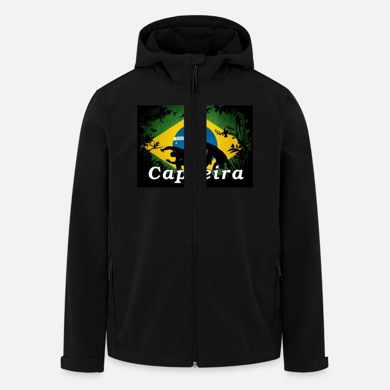 capoeira wald brasilien - Recycelte Männer Softshell-Jacke von Stanley/Stella - Schwarz