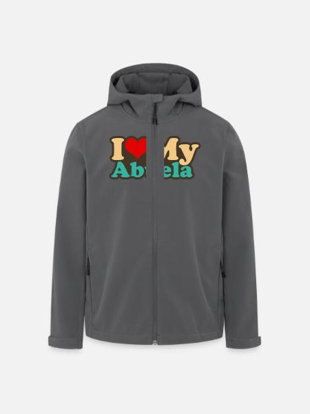 i love my abuela - Men’s Recycled Softshell Jacket by Stanley/Stella - black