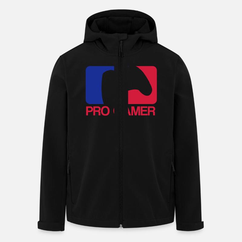ProGamer - Recycelte Männer Softshell-Jacke von Stanley/Stella - Schwarz