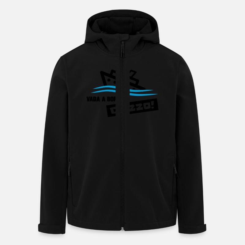 Vada a bordo, cazzo! - Men’s Recycled Softshell Jacket by Stanley/Stella - black