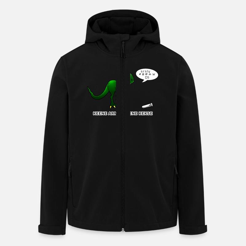 T-Rex D5 - Recycelte Männer Softshell-Jacke von Stanley/Stella - Schwarz