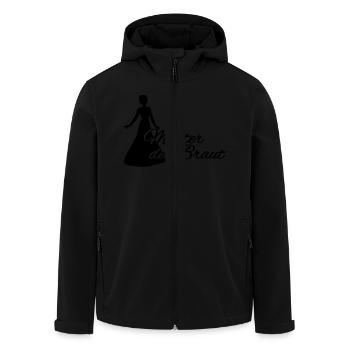 Mutter der Braut - Recycelte Männer Softshell-Jacke von Stanley/Stella - Schwarz - Vorne - AI Model Male 185 light (185cm)