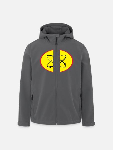 nerdman_042012a_3c - Men’s Recycled Softshell Jacket by Stanley/Stella - black
