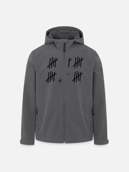 30 Striche // 30 Mal // Geburtstag // Geschenk - Recycelte Männer Softshell-Jacke von Stanley/Stella - Schwarz