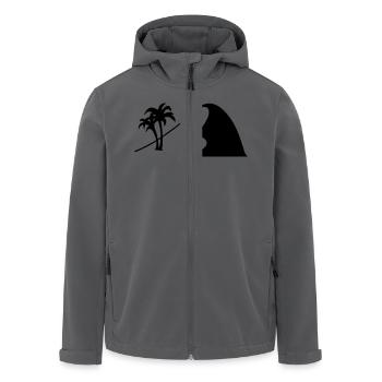 le désert du Sahara dune dunes désert - Veste softshell homme en polyester recyclé Stanley/Stella - noir - Devant - AI Model Male 185 light (185cm)