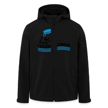 TWEETLERCOOLS - Leichtmatrose - Men’s Recycled Softshell Jacket by Stanley/Stella - black - Front - AI Model Male 185 light (185cm)