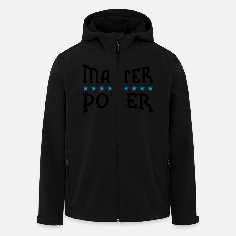 Maître de Poker - Veste softshell homme en polyester recyclé Stanley/Stella - noir