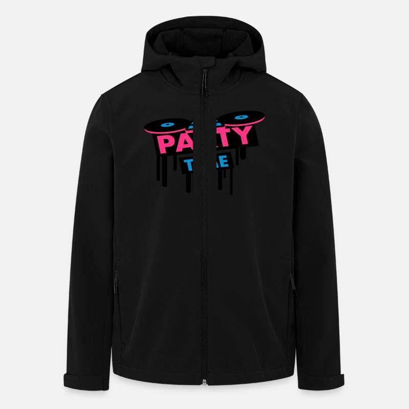 Party Time DJ Pult - Veste softshell homme en polyester recyclé Stanley/Stella - noir