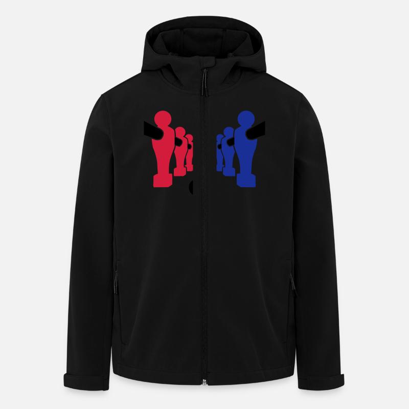 Baby-foot - Veste softshell homme en polyester recyclé Stanley/Stella - noir