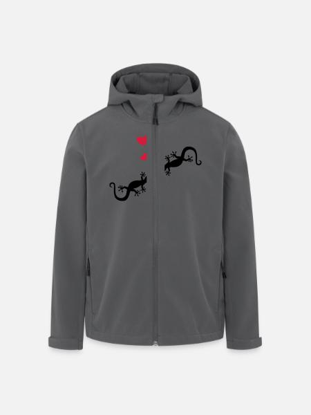 Gecko - Men’s Recycled Softshell Jacket by Stanley/Stella - black